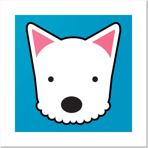 Westie Wall Art by threeblackdots